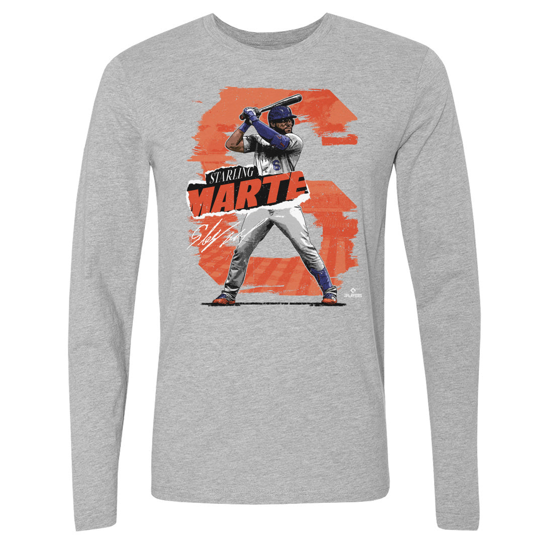 Starling Marte Men&#39;s Long Sleeve T-Shirt | 500 LEVEL