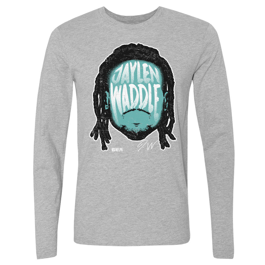 Jaylen Waddle Men&#39;s Long Sleeve T-Shirt | 500 LEVEL