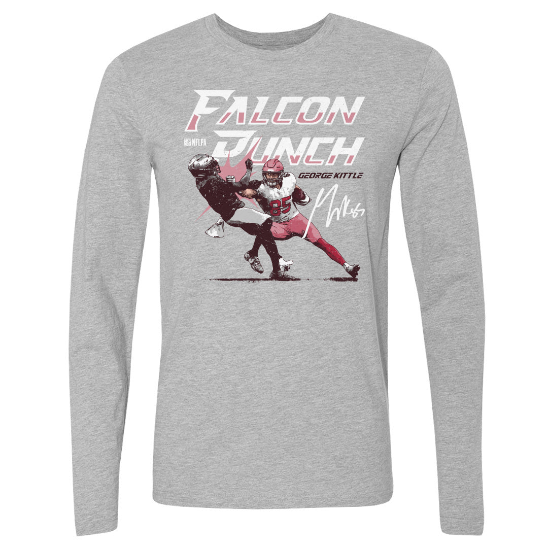 George Kittle Men&#39;s Long Sleeve T-Shirt | 500 LEVEL