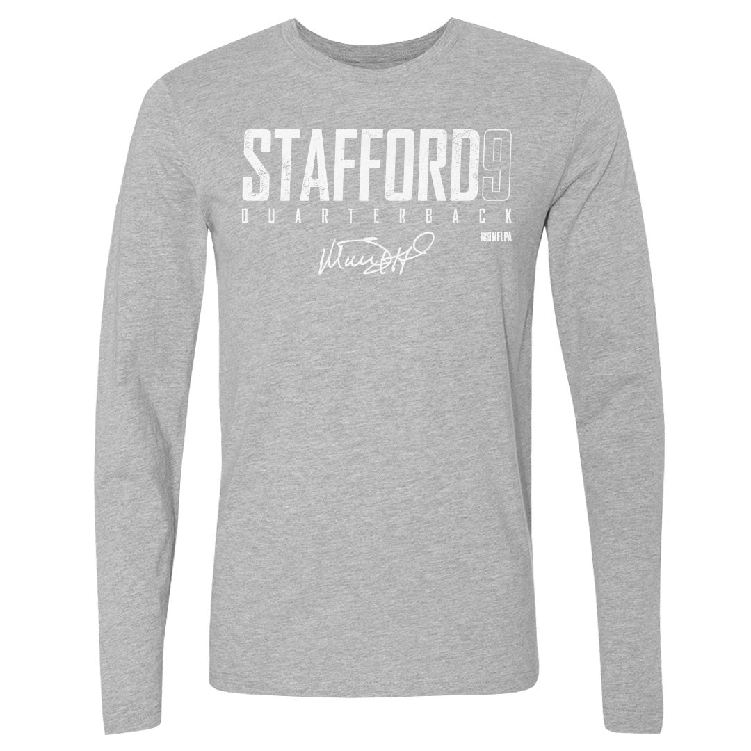 Matthew Stafford Men&#39;s Long Sleeve T-Shirt | 500 LEVEL