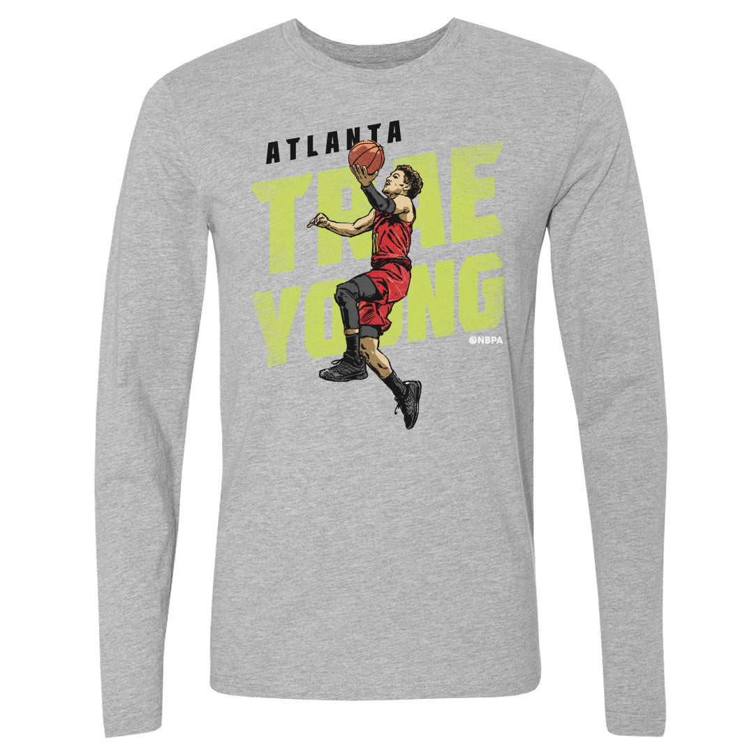 Trae Young Men&#39;s Long Sleeve T-Shirt | 500 LEVEL