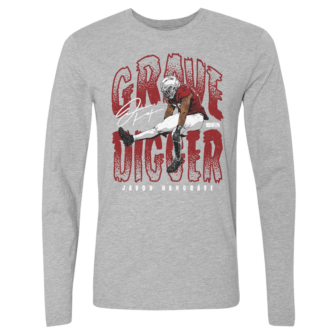 Javon Hargrave Men&#39;s Long Sleeve T-Shirt | 500 LEVEL