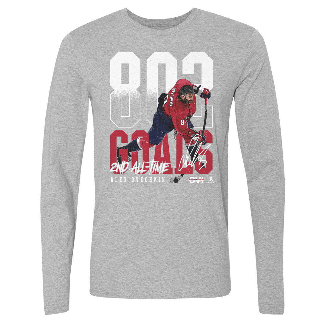 Alex Ovechkin Men&#39;s Long Sleeve T-Shirt | 500 LEVEL