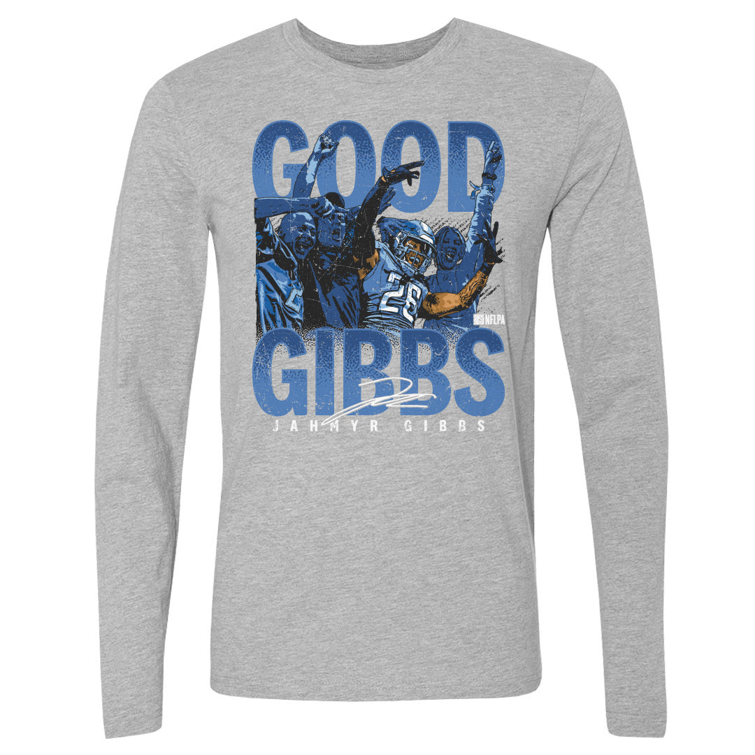 Jahmyr Gibbs Men&#39;s Long Sleeve T-Shirt | 500 LEVEL