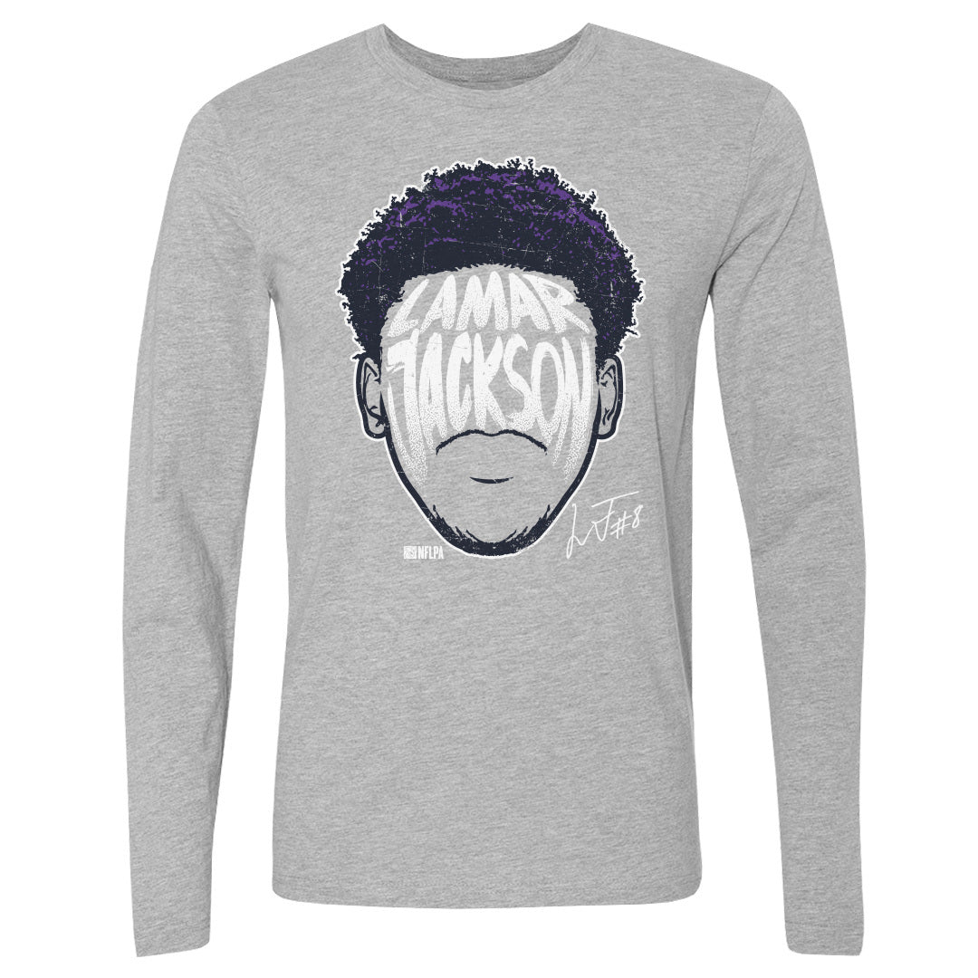 Lamar Jackson Men&#39;s Long Sleeve T-Shirt | 500 LEVEL