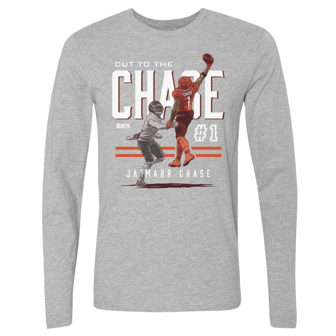 Ja&#39;Marr Chase Men&#39;s Long Sleeve T-Shirt | 500 LEVEL