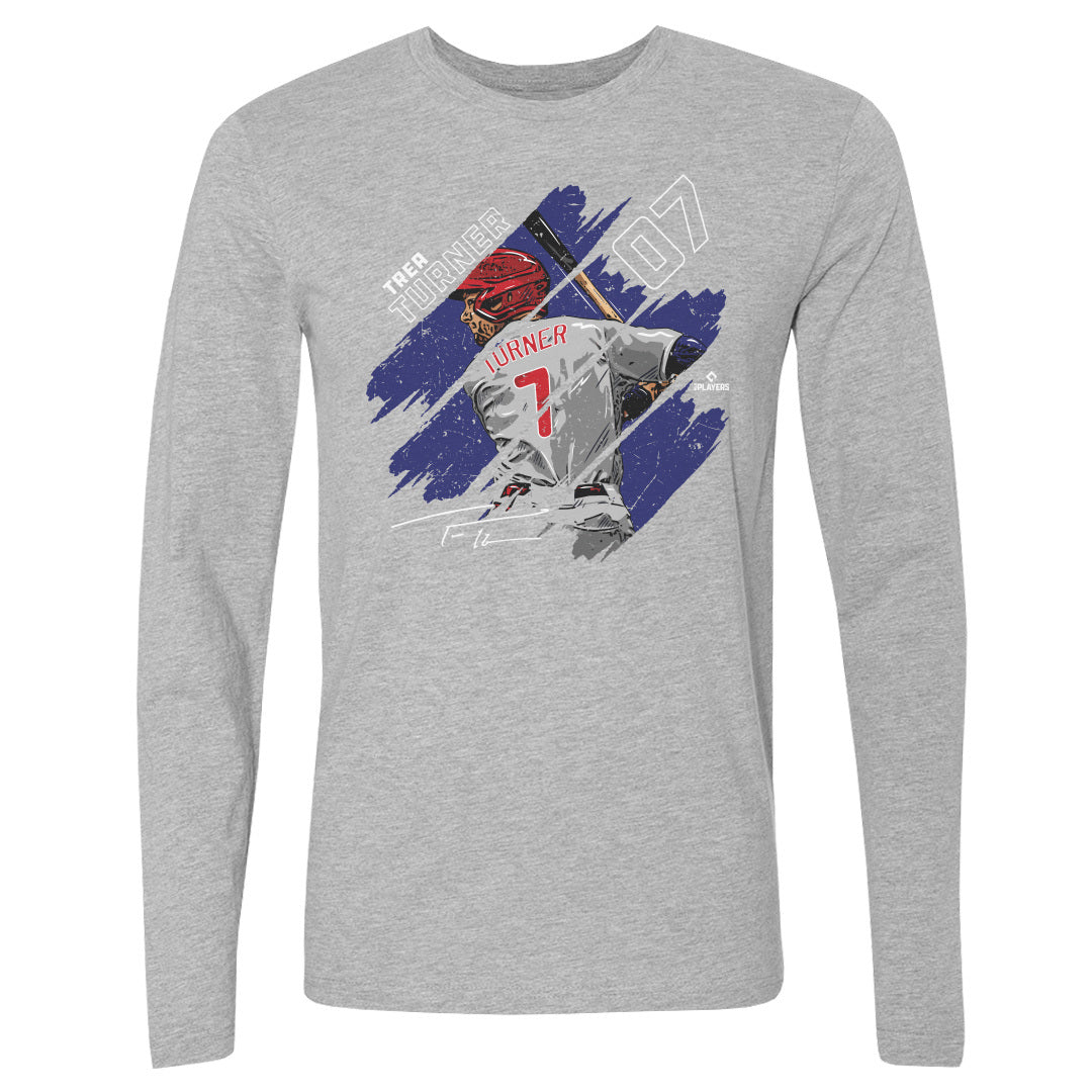 Trea Turner Men&#39;s Long Sleeve T-Shirt | 500 LEVEL