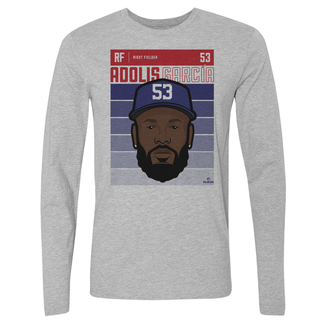 Adolis Garcia Men&#39;s Long Sleeve T-Shirt | 500 LEVEL