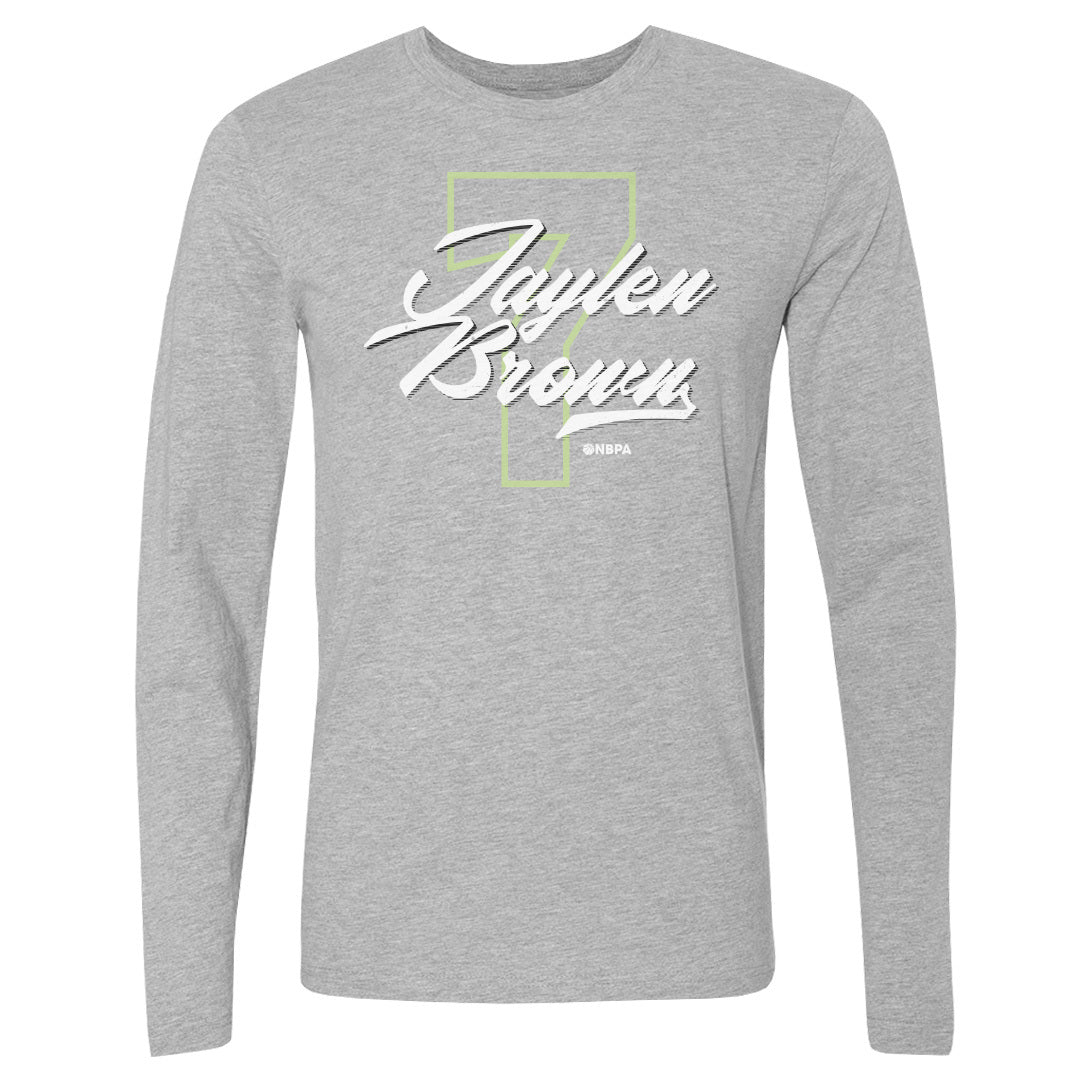 Jaylen Brown Men&#39;s Long Sleeve T-Shirt | 500 LEVEL