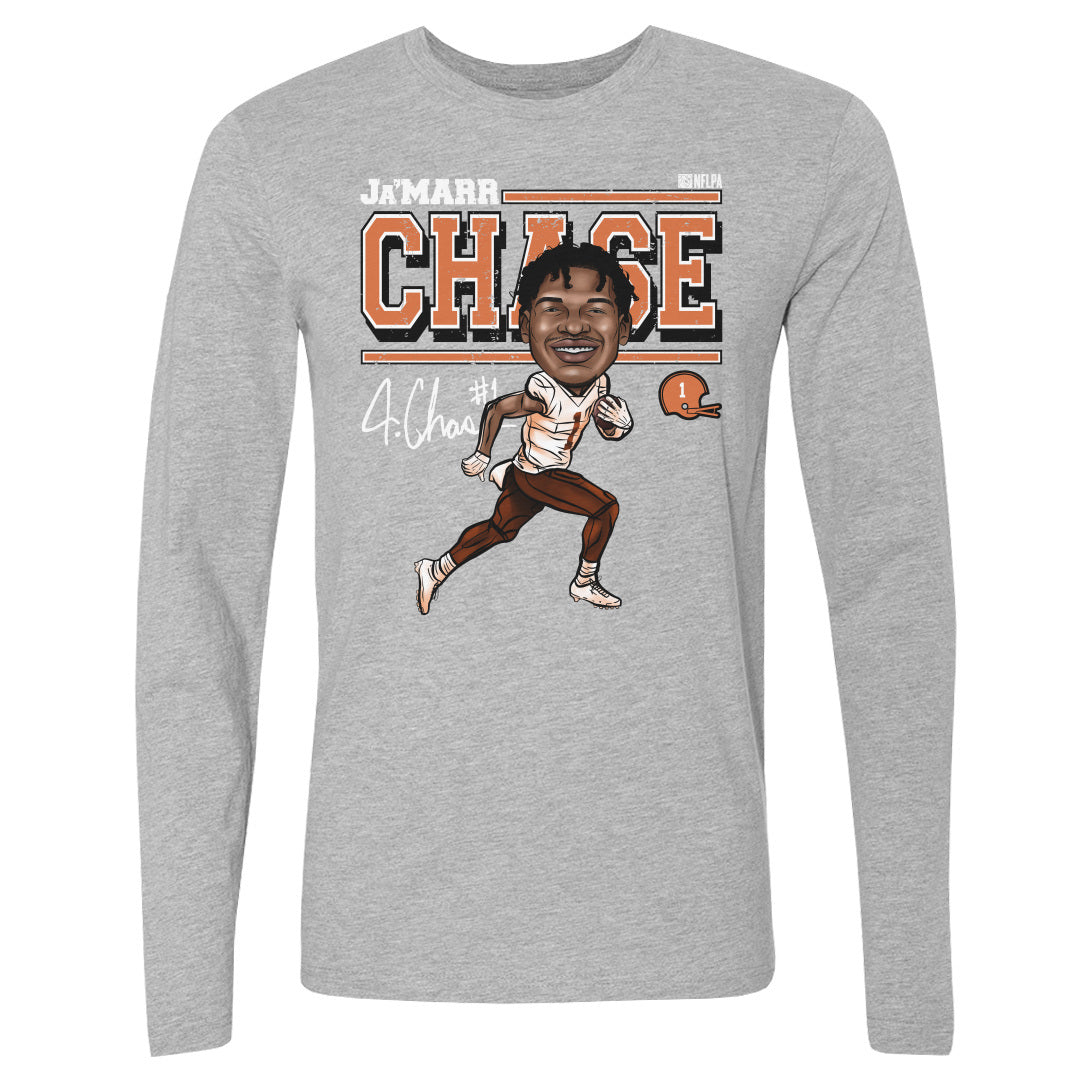 Ja&#39;Marr Chase Men&#39;s Long Sleeve T-Shirt | 500 LEVEL