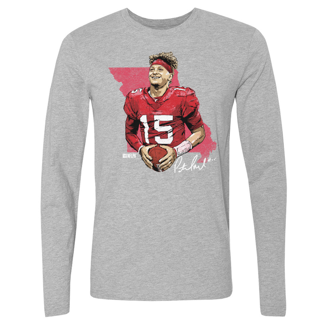 Patrick Mahomes Men&#39;s Long Sleeve T-Shirt | 500 LEVEL