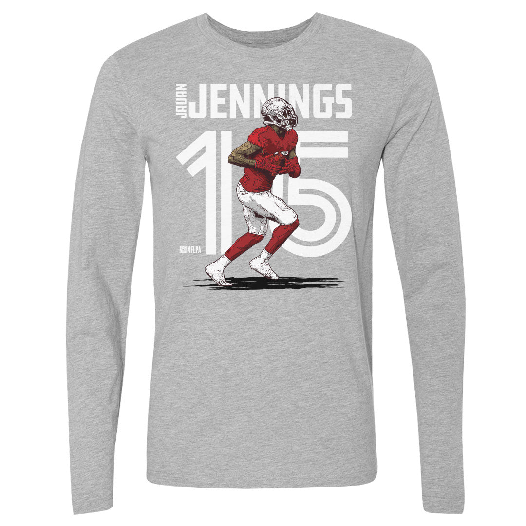 Jauan Jennings Men&#39;s Long Sleeve T-Shirt | 500 LEVEL