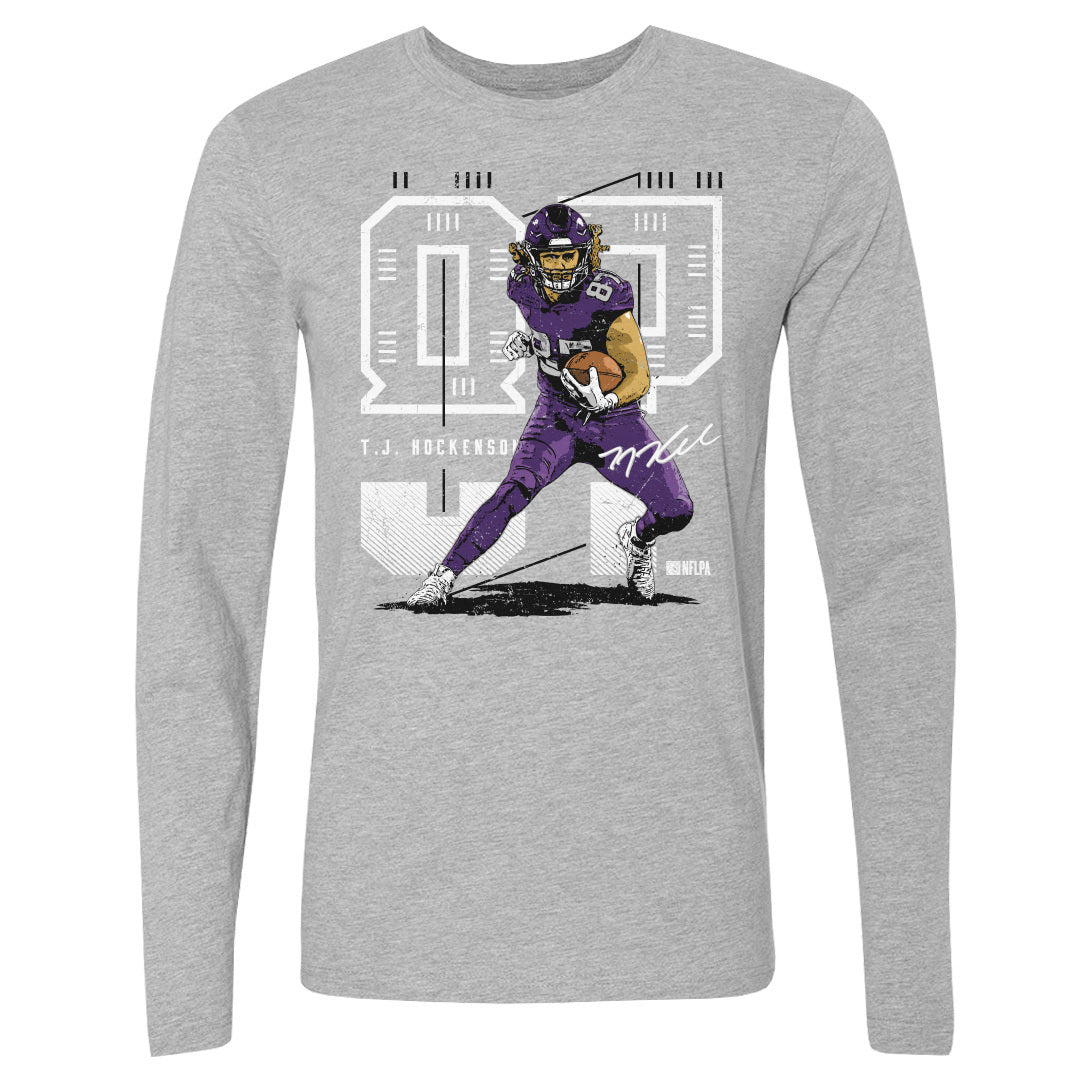 T.J. Hockenson Men&#39;s Long Sleeve T-Shirt | 500 LEVEL