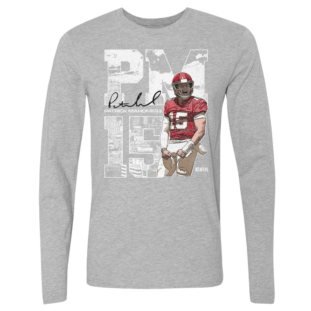 Patrick Mahomes Men&#39;s Long Sleeve T-Shirt | 500 LEVEL