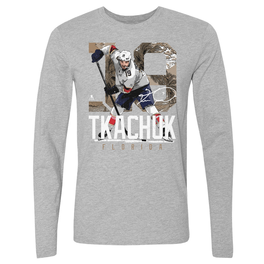 Matthew Tkachuk Men&#39;s Long Sleeve T-Shirt | 500 LEVEL