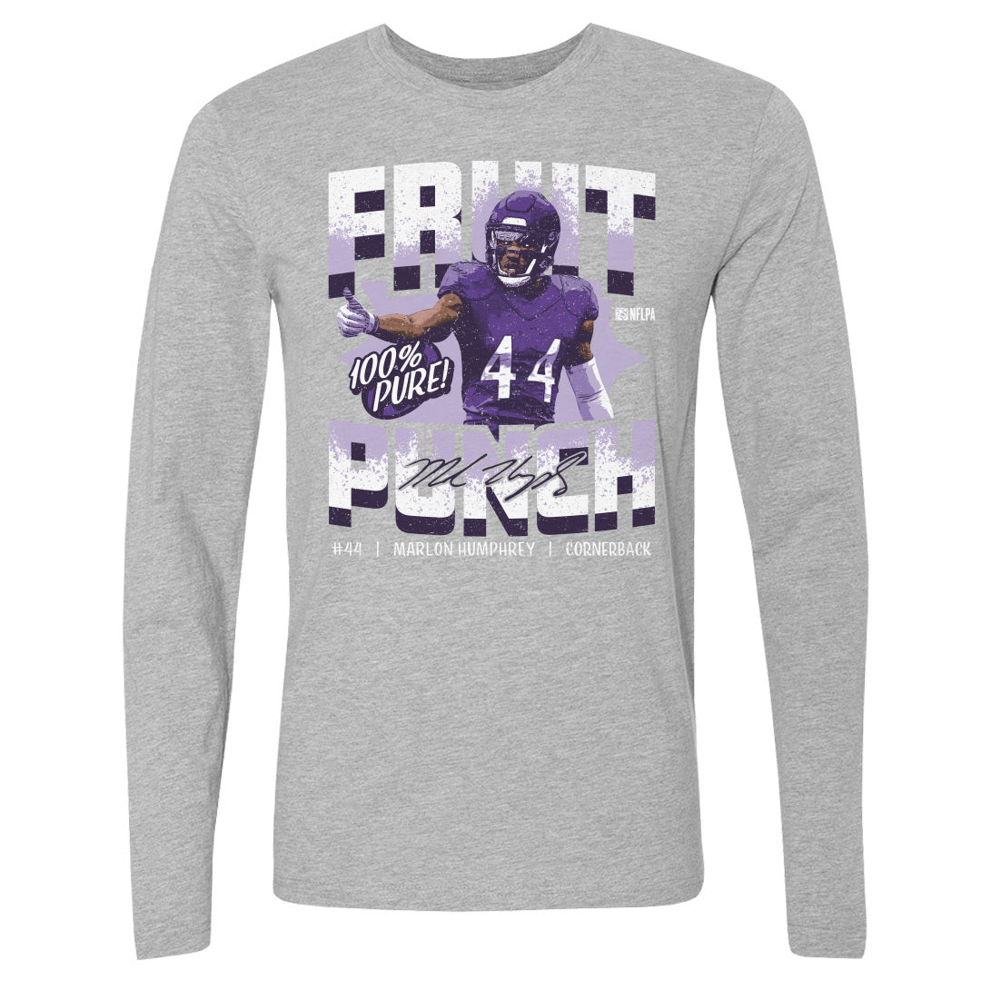 Marlon Humphrey Men&#39;s Long Sleeve T-Shirt | 500 LEVEL