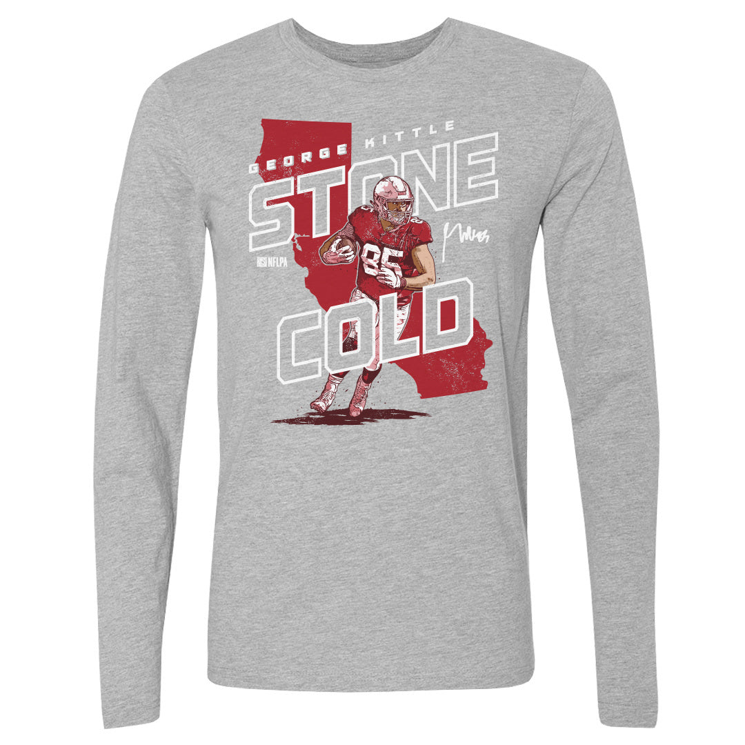 George Kittle Men&#39;s Long Sleeve T-Shirt | 500 LEVEL