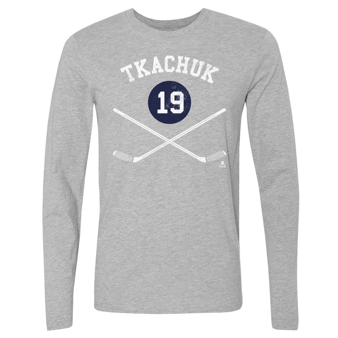 Matthew Tkachuk Men&#39;s Long Sleeve T-Shirt | 500 LEVEL