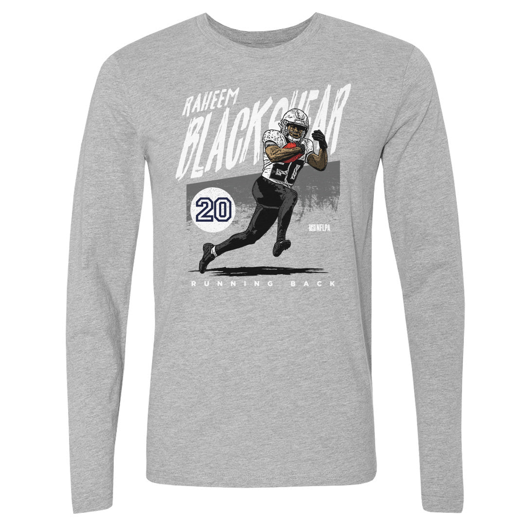 Raheem Blackshear Men&#39;s Long Sleeve T-Shirt | 500 LEVEL