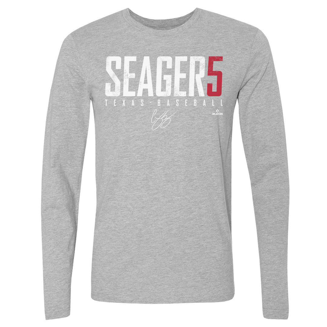 Corey Seager Men&#39;s Long Sleeve T-Shirt | 500 LEVEL