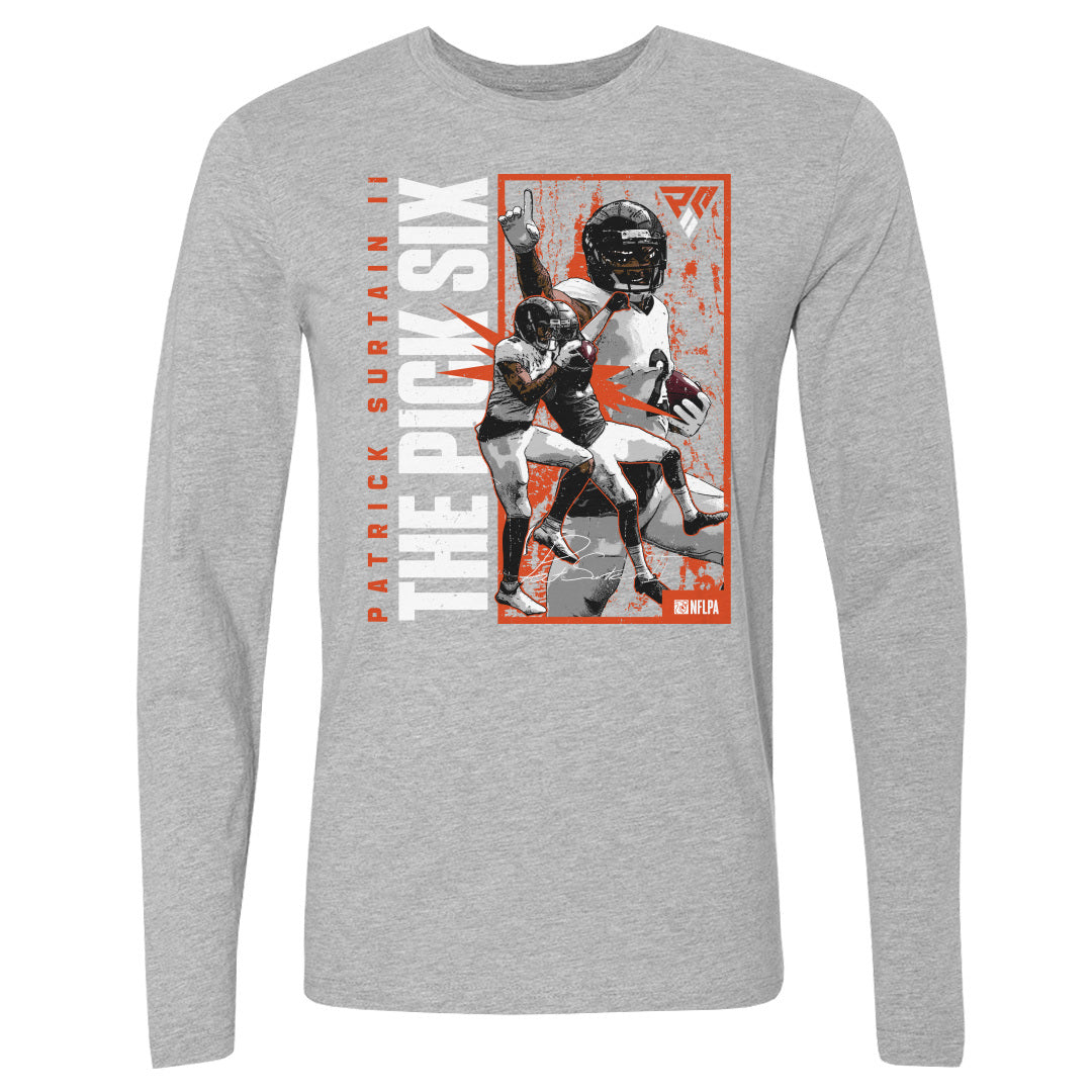 Patrick Surtain II Men&#39;s Long Sleeve T-Shirt | 500 LEVEL