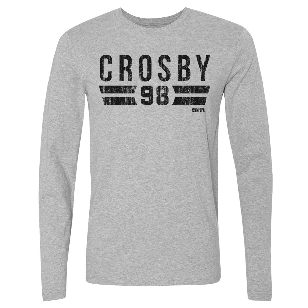 Maxx Crosby Men&#39;s Long Sleeve T-Shirt | 500 LEVEL