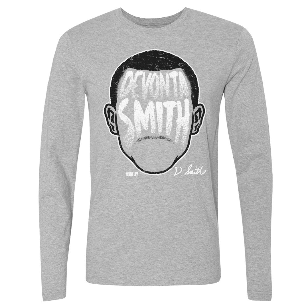 DeVonta Smith Men&#39;s Long Sleeve T-Shirt | 500 LEVEL