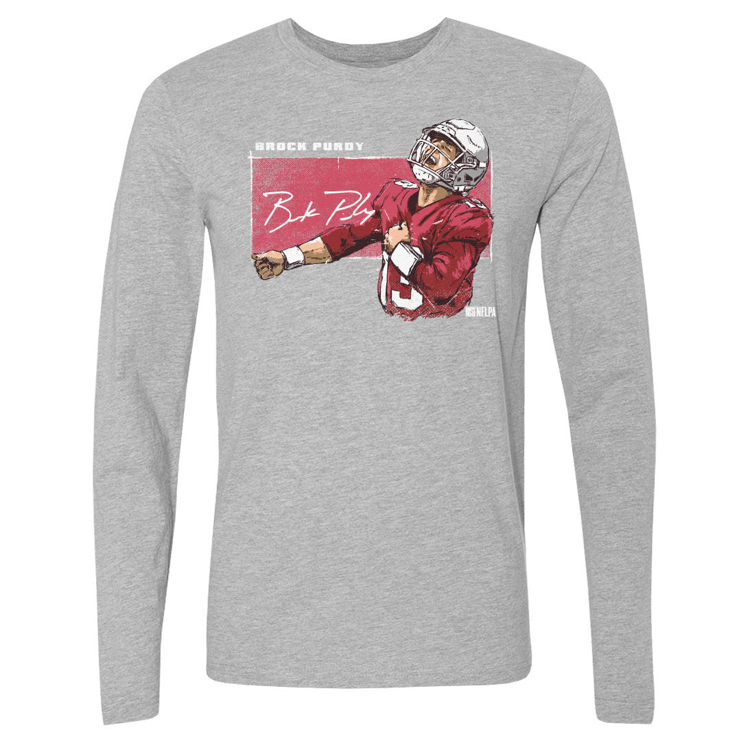 Brock Purdy Men&#39;s Long Sleeve T-Shirt | 500 LEVEL