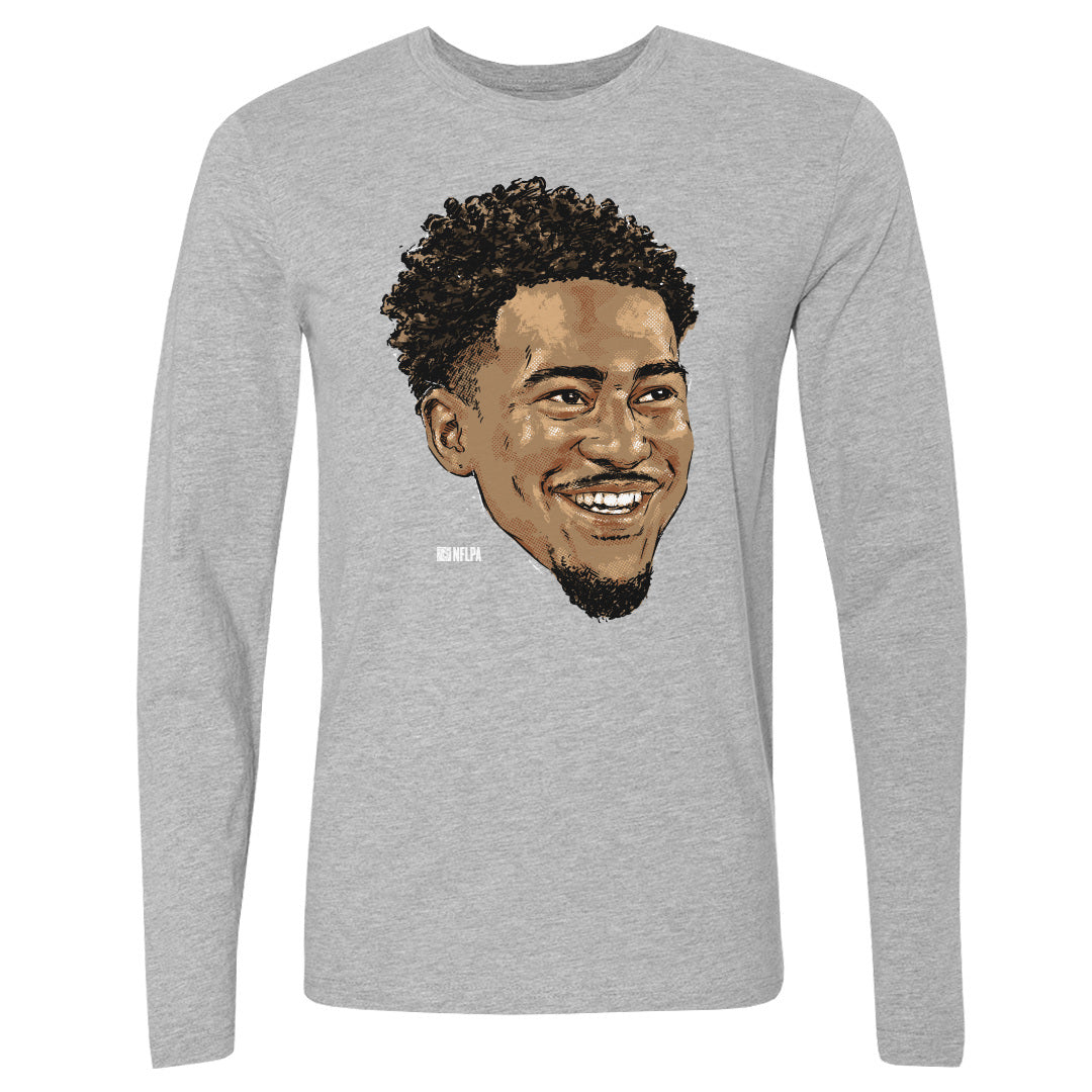 Bryce Young Men&#39;s Long Sleeve T-Shirt | 500 LEVEL