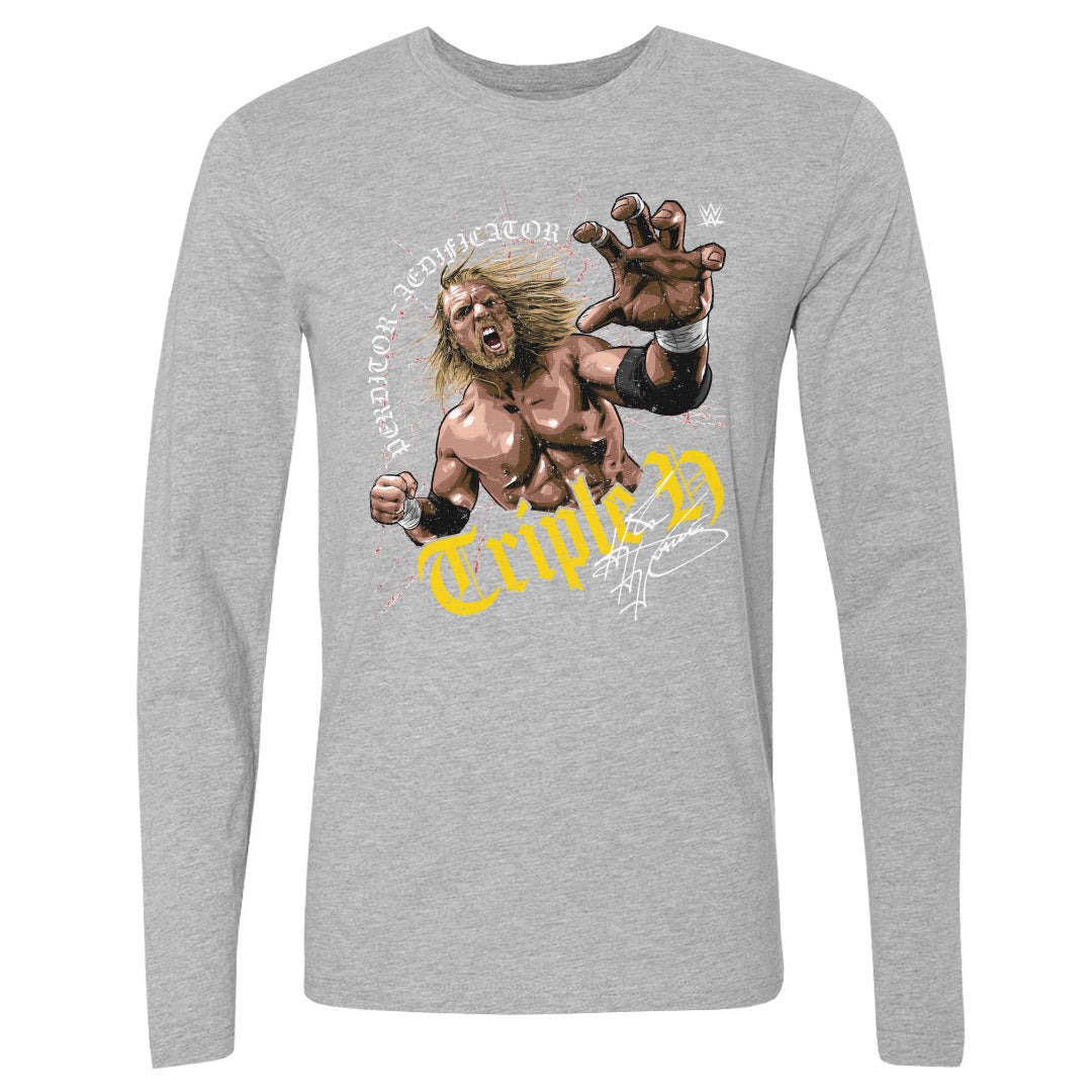 Triple H Men&#39;s Long Sleeve T-Shirt | 500 LEVEL