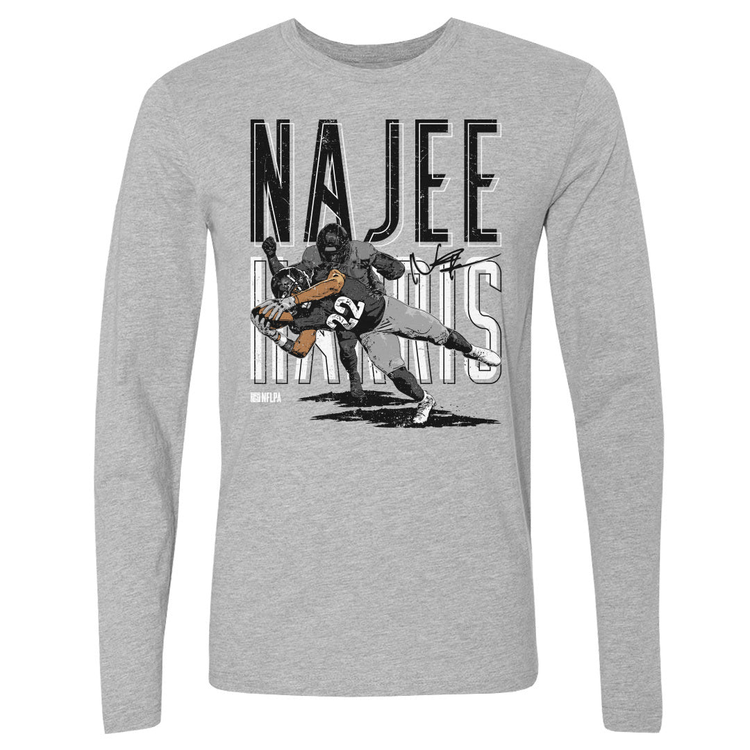 Najee Harris Men&#39;s Long Sleeve T-Shirt | 500 LEVEL