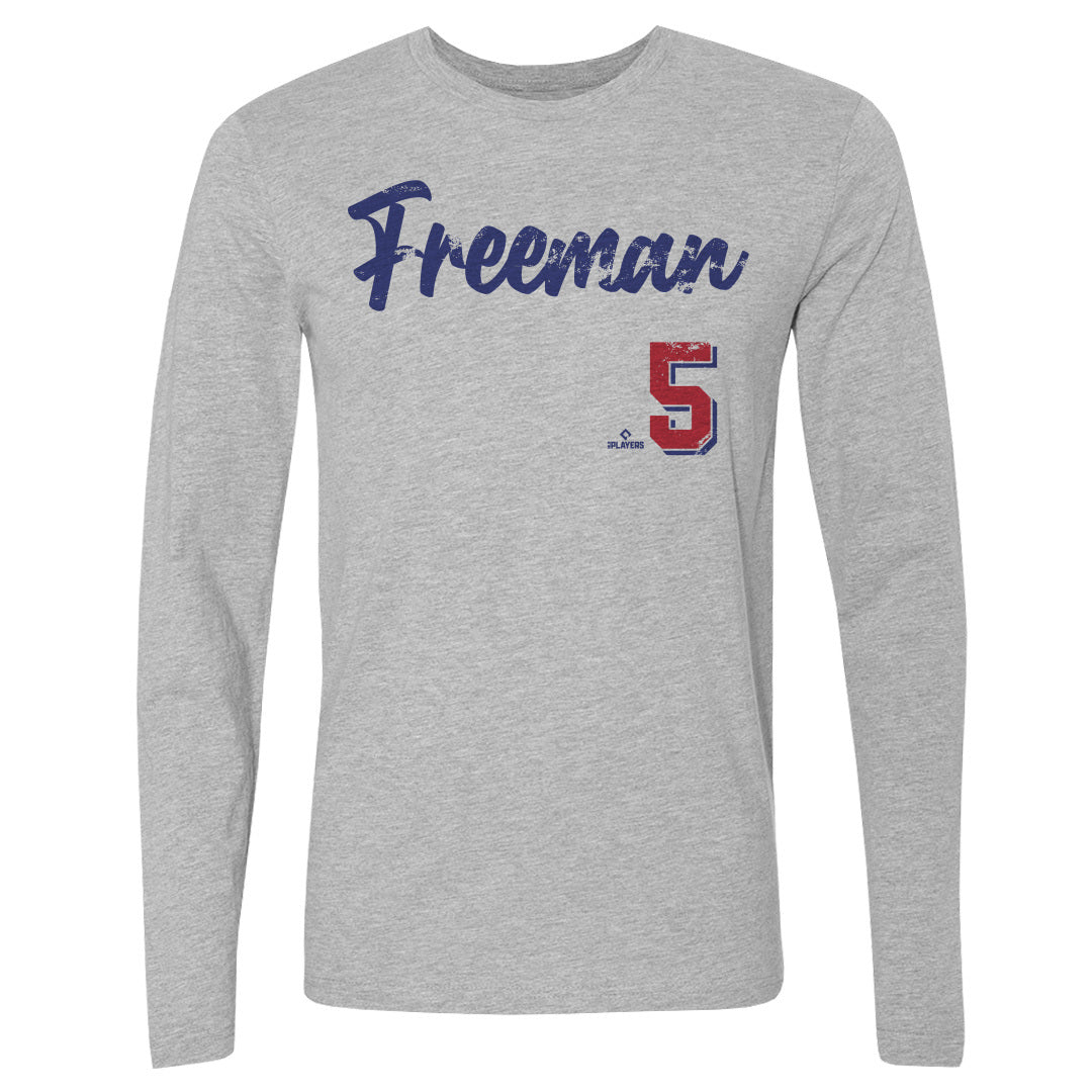 Freddie Freeman Men&#39;s Long Sleeve T-Shirt | 500 LEVEL