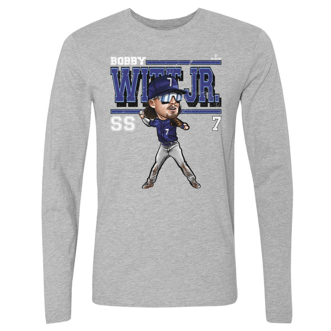 Bobby Witt Jr. Men&#39;s Long Sleeve T-Shirt | 500 LEVEL