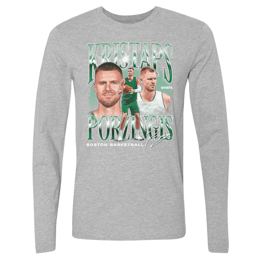 Kristaps Porzingis Men&#39;s Long Sleeve T-Shirt | 500 LEVEL