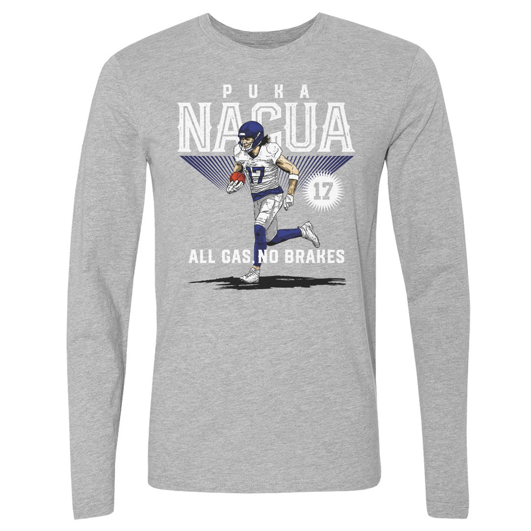 Puka Nacua Men&#39;s Long Sleeve T-Shirt | 500 LEVEL