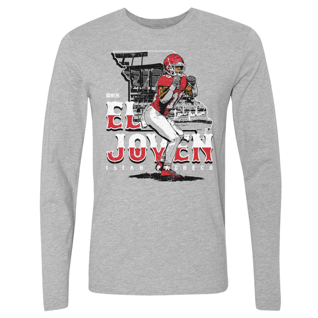 Isiah Pacheco Men&#39;s Long Sleeve T-Shirt | 500 LEVEL