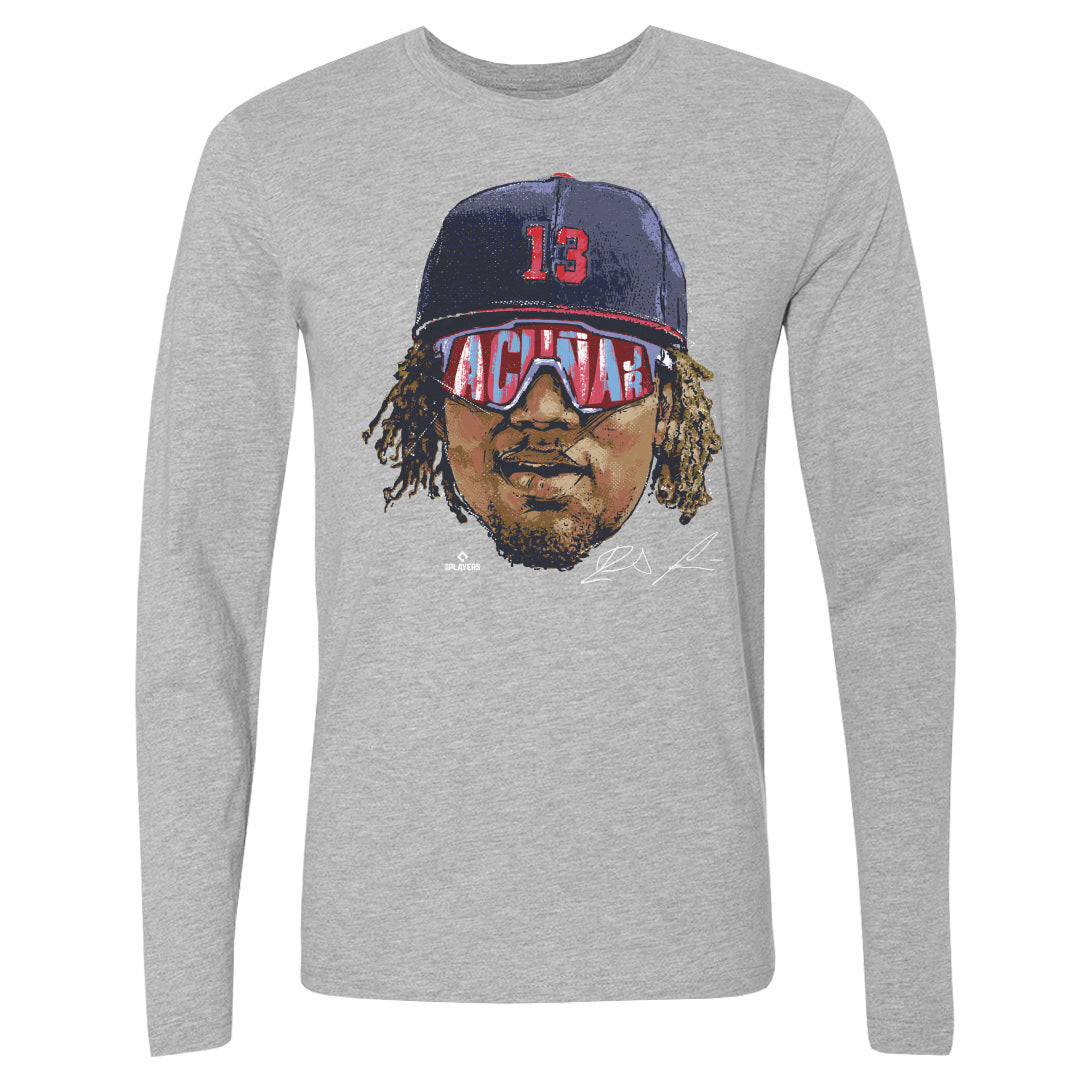 Ronald Acuna Jr. Men&#39;s Long Sleeve T-Shirt | 500 LEVEL