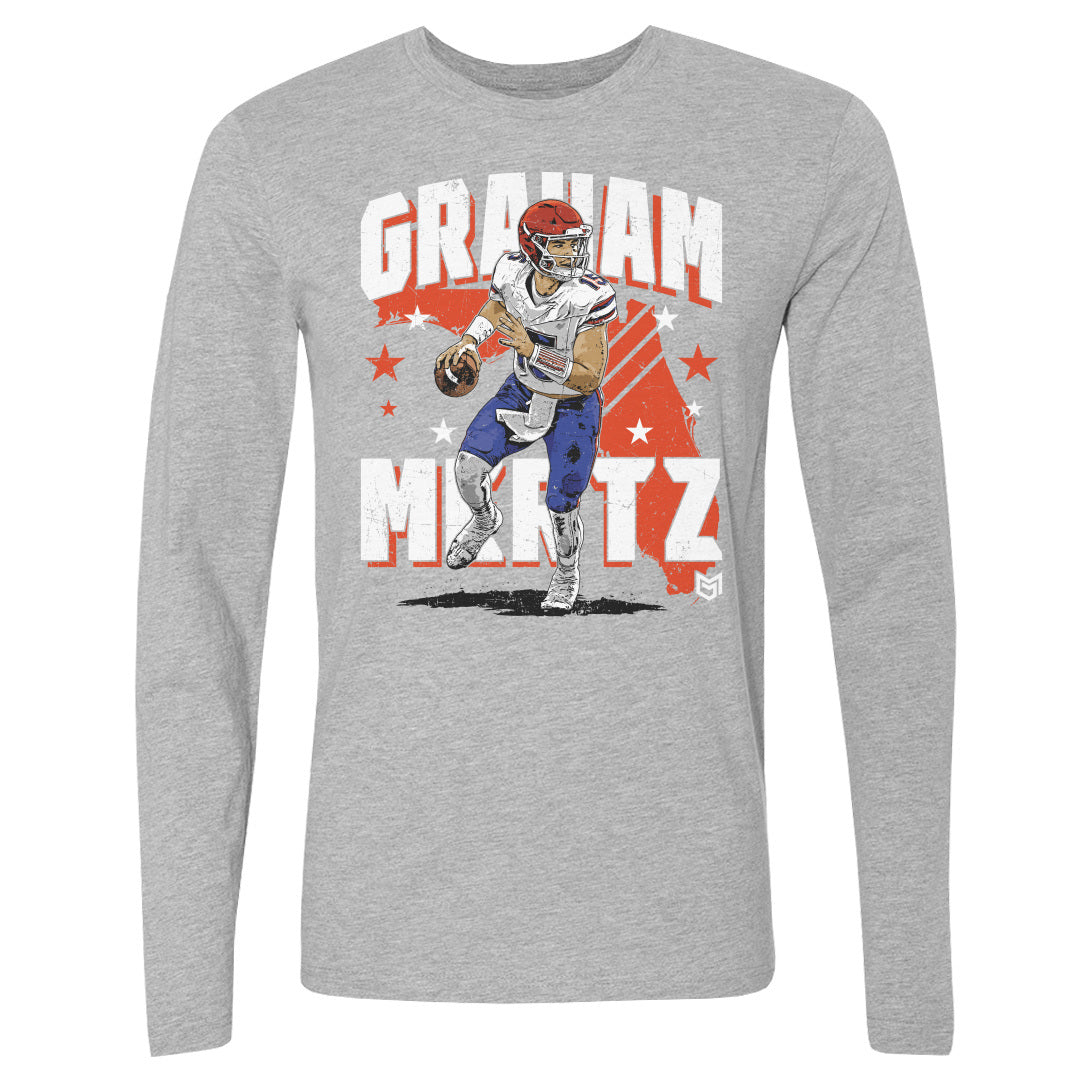 Graham Mertz Men&#39;s Long Sleeve T-Shirt | 500 LEVEL