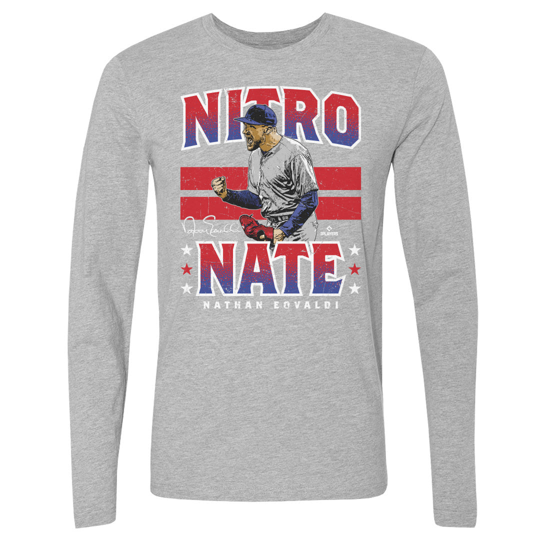 Nathan Eovaldi Men&#39;s Long Sleeve T-Shirt | 500 LEVEL