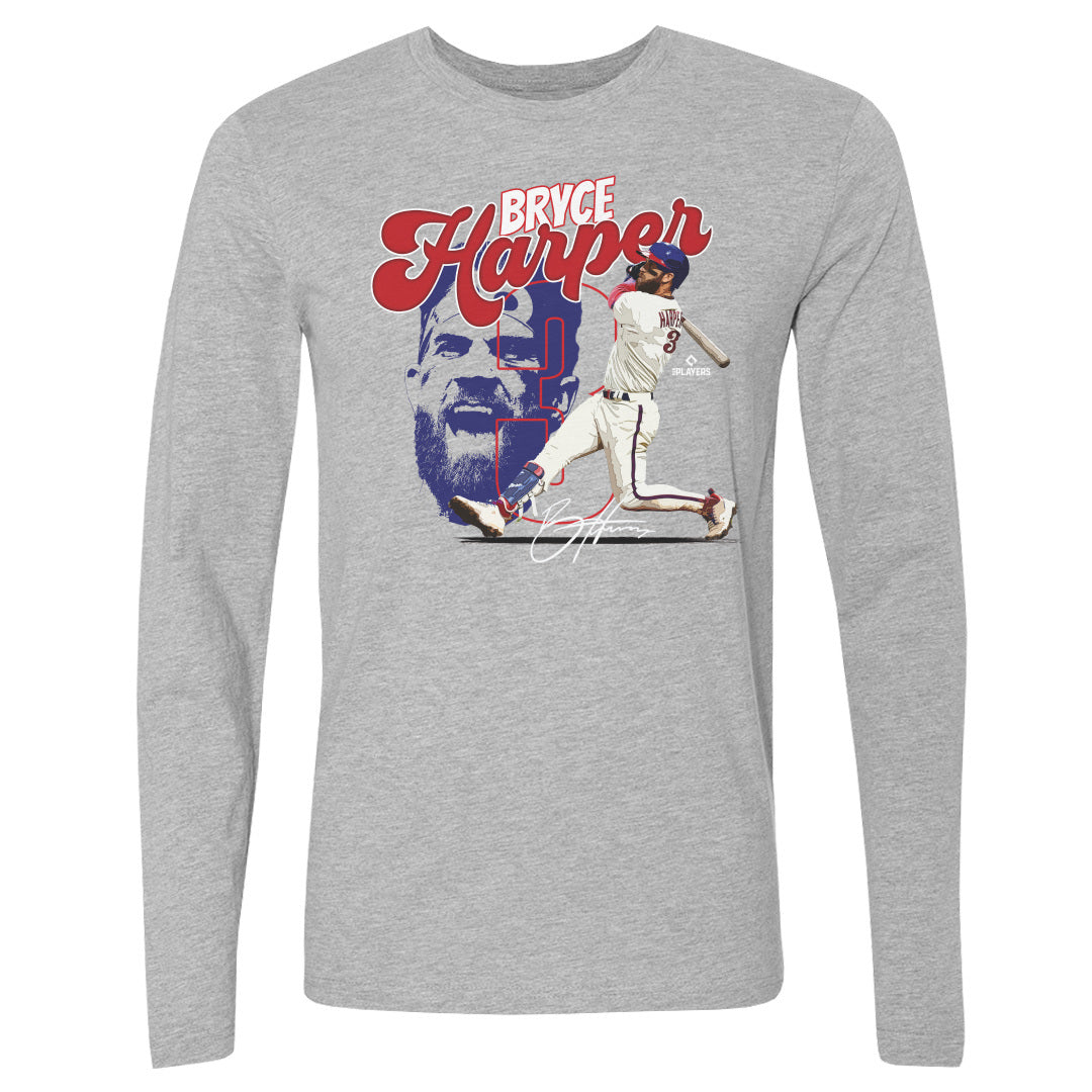 Bryce Harper Men&#39;s Long Sleeve T-Shirt | 500 LEVEL