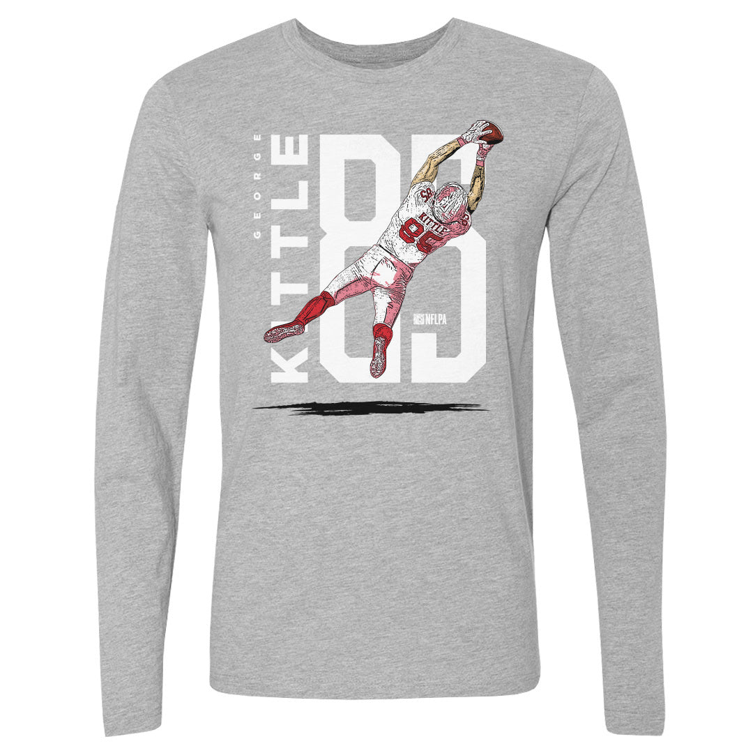 George Kittle Men&#39;s Long Sleeve T-Shirt | 500 LEVEL