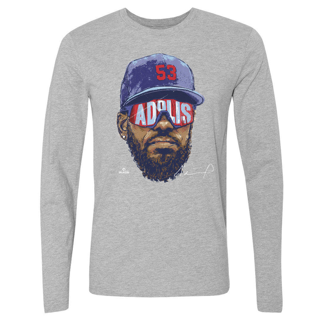 Adolis Garcia Men&#39;s Long Sleeve T-Shirt | 500 LEVEL