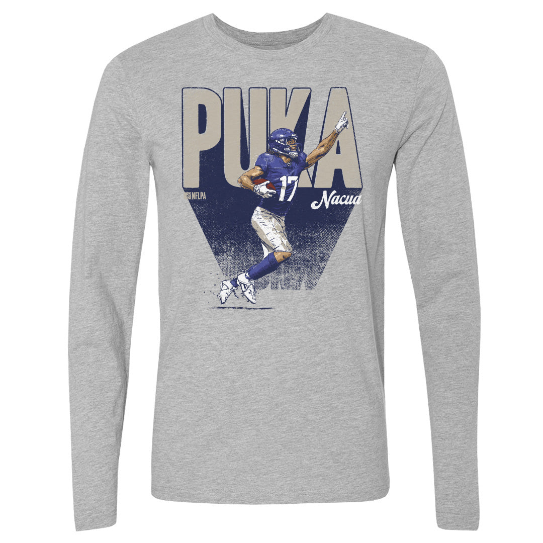 Puka Nacua Men&#39;s Long Sleeve T-Shirt | 500 LEVEL