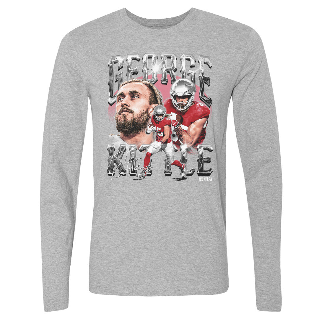 George Kittle Men&#39;s Long Sleeve T-Shirt | 500 LEVEL