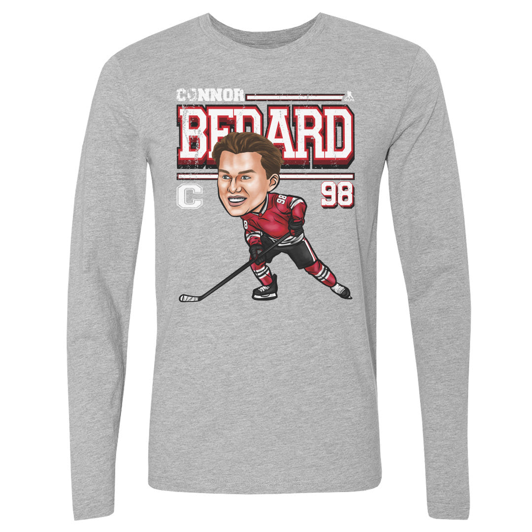 Connor Bedard Men&#39;s Long Sleeve T-Shirt | 500 LEVEL