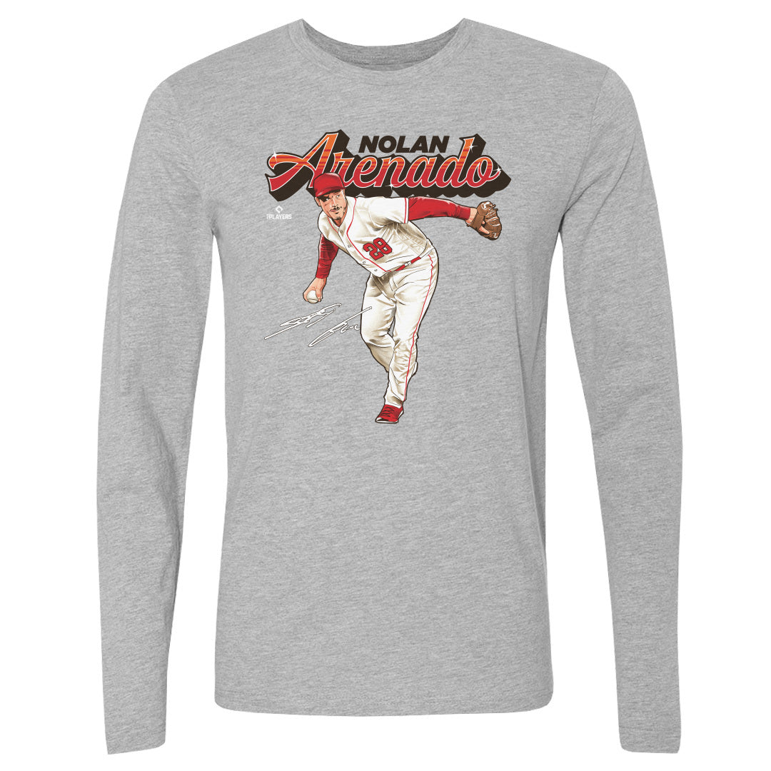 Nolan Arenado Men&#39;s Long Sleeve T-Shirt | 500 LEVEL