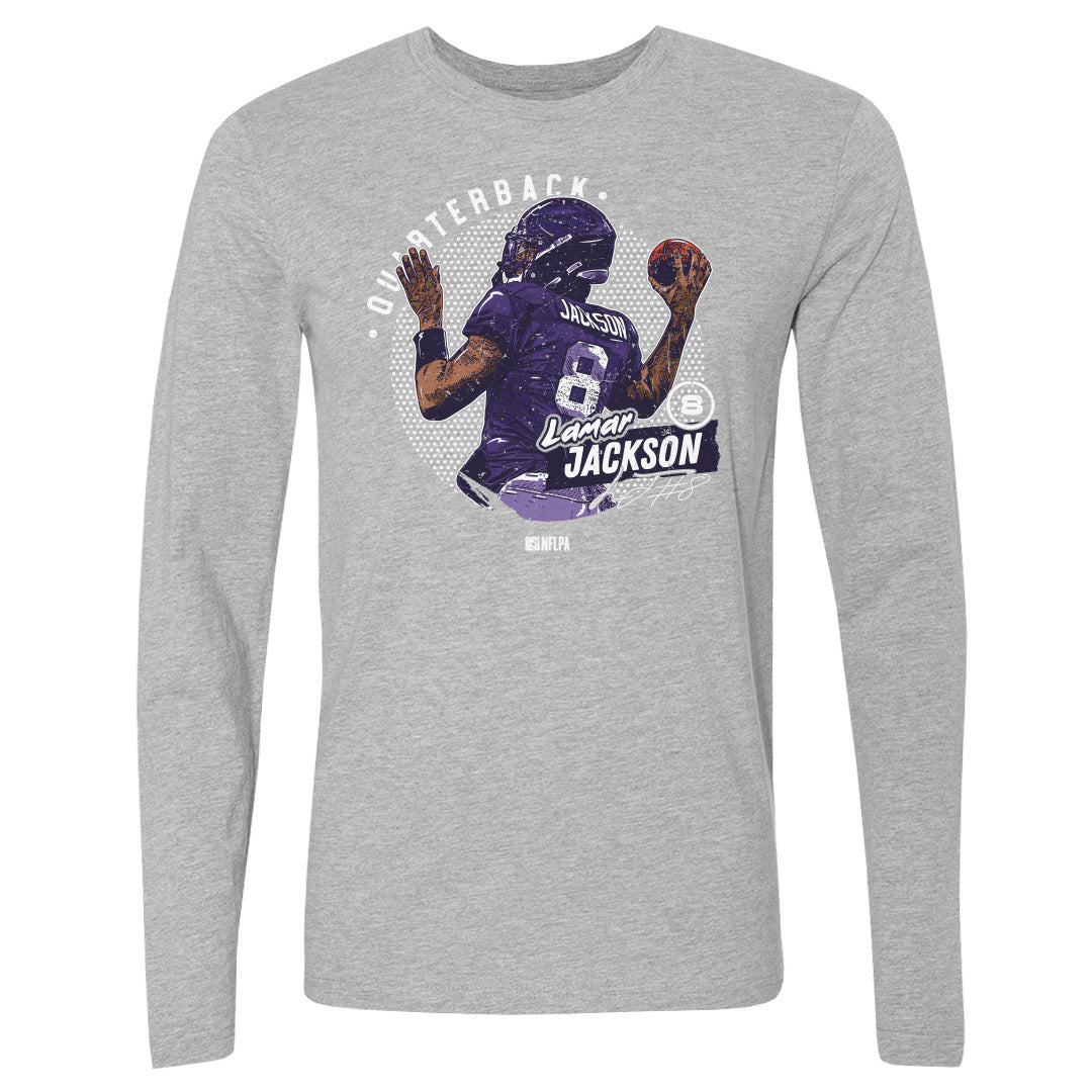 Lamar Jackson Men&#39;s Long Sleeve T-Shirt | 500 LEVEL