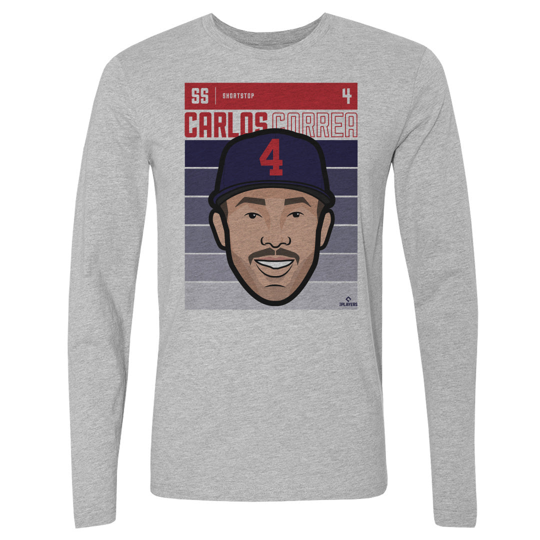 Carlos Correa Men&#39;s Long Sleeve T-Shirt | 500 LEVEL