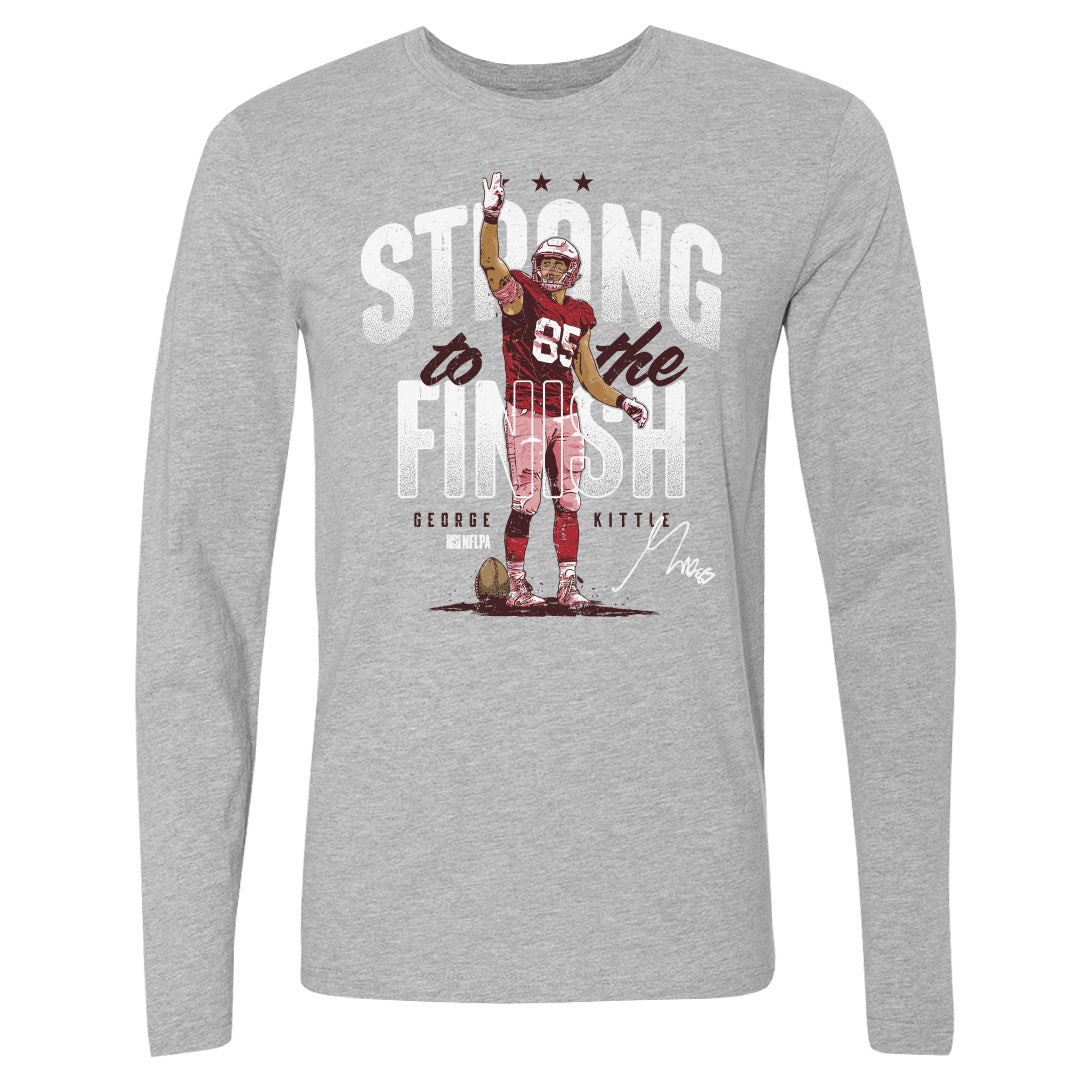 George Kittle Men&#39;s Long Sleeve T-Shirt | 500 LEVEL