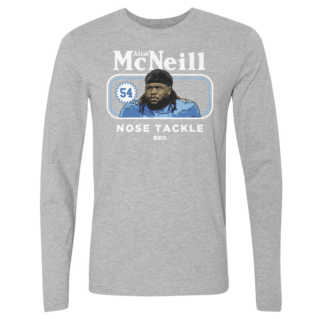 Alim McNeill Men&#39;s Long Sleeve T-Shirt | 500 LEVEL